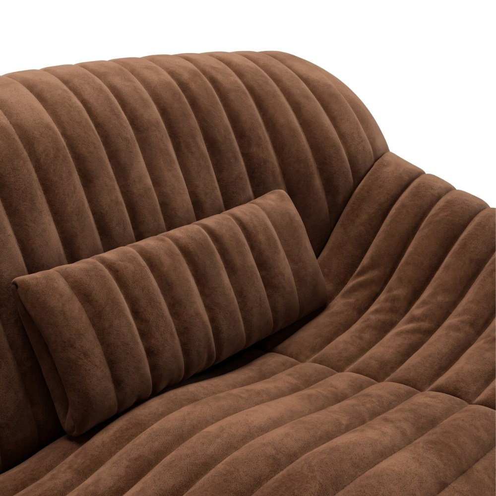 Ligne Roset Sandra Alcantara Brown Large Kanepe