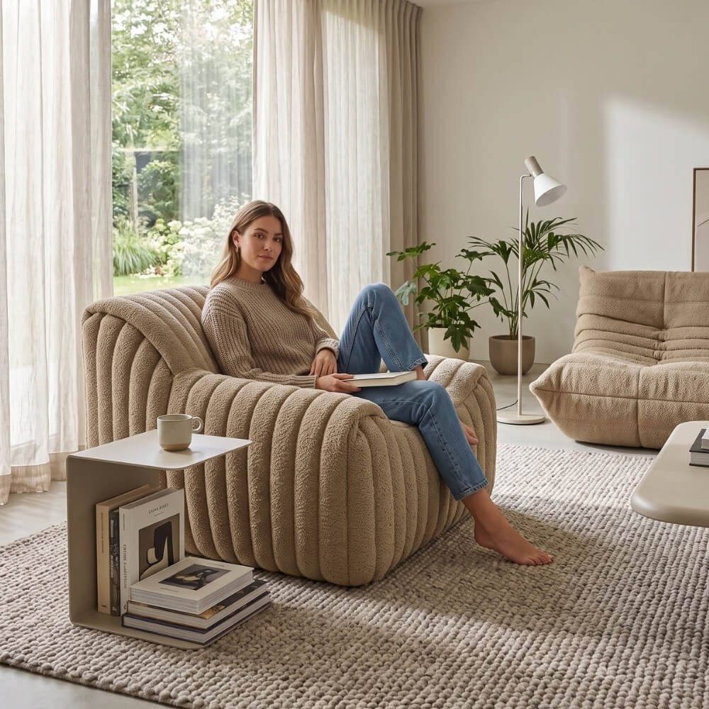 Ligne Roset Sandra Beige Koltuk