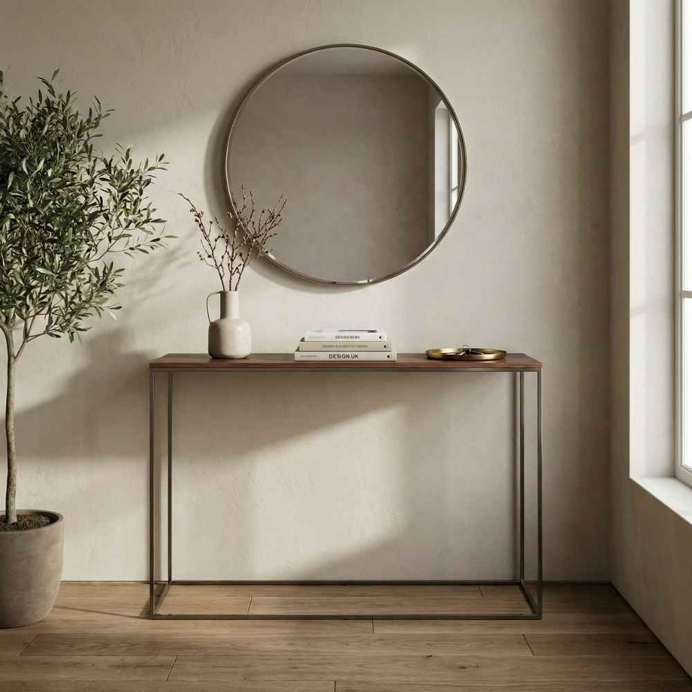 Ligne Roset Space Dark Walnut Console