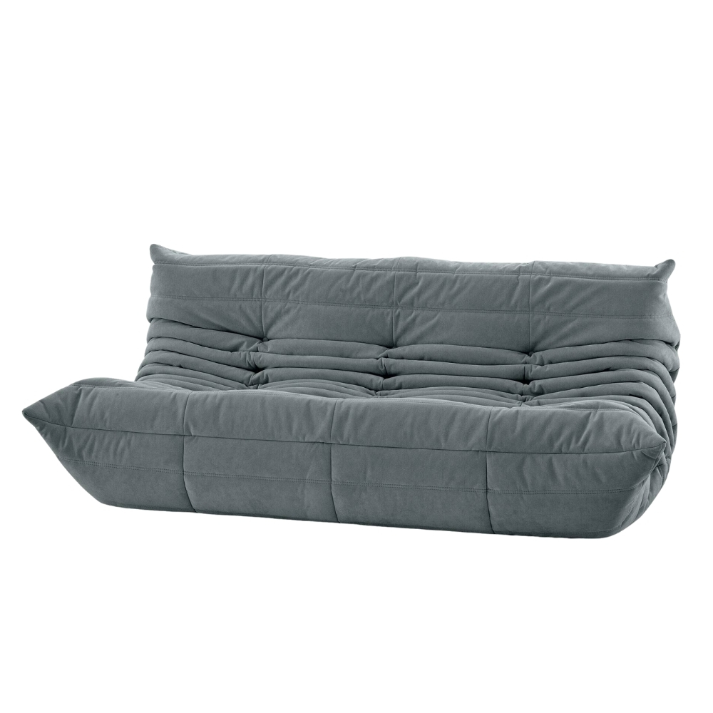 Ligne Roset Togo Large Dark Grey Üçlü Kanepe