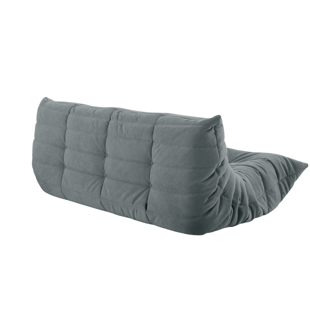 Ligne Roset Togo Large Dark Grey Üçlü Kanepe