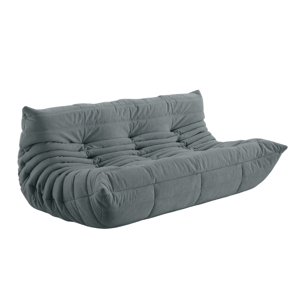 Ligne Roset Togo Large Dark Grey Üçlü Kanepe