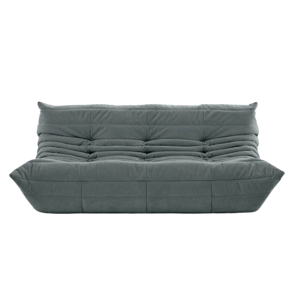 Ligne Roset Togo Large Dark Grey Üçlü Kanepe
