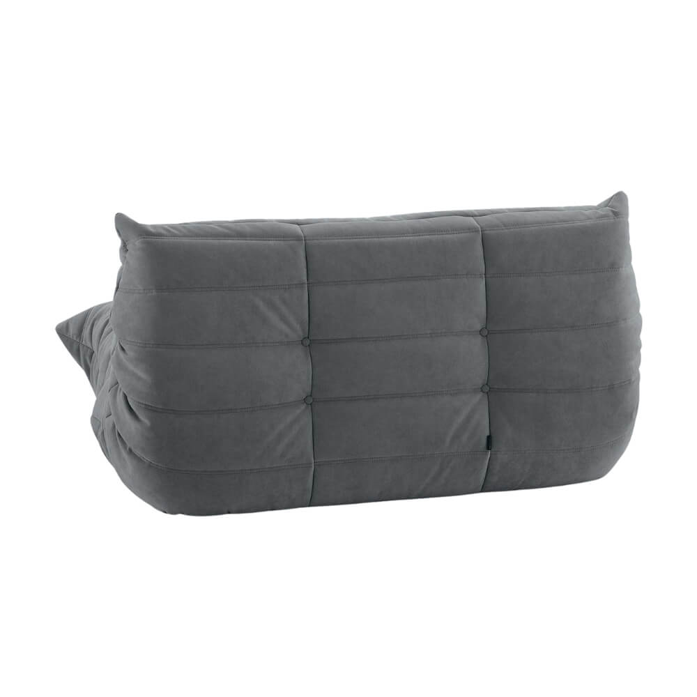 Ligne Roset Togo Small Dark Grey İkili Kanepe