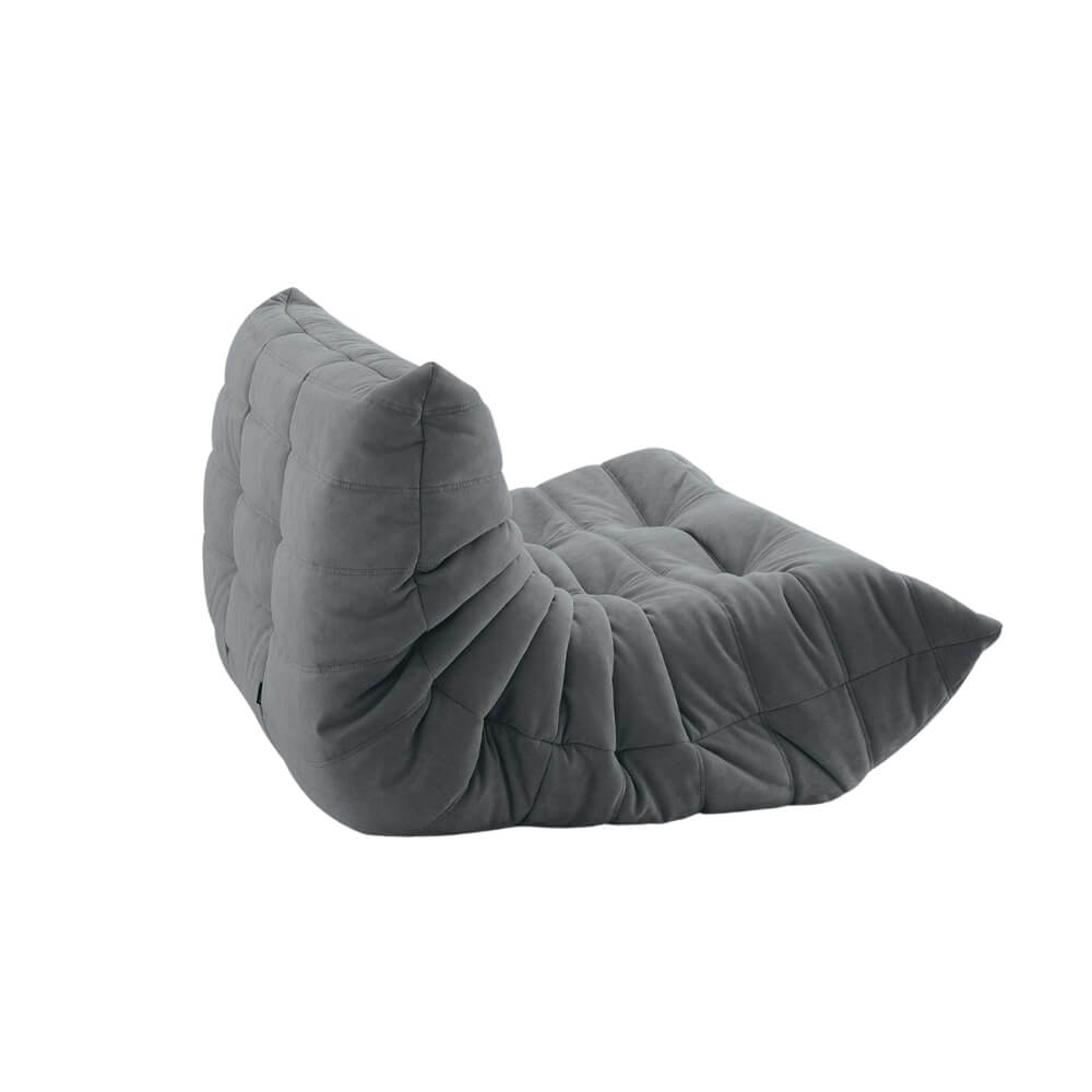 Ligne Roset Togo Small Dark Grey İkili Kanepe