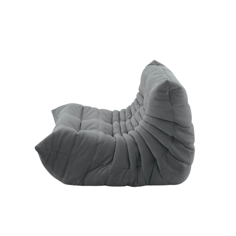 Ligne Roset Togo Small Dark Grey İkili Kanepe