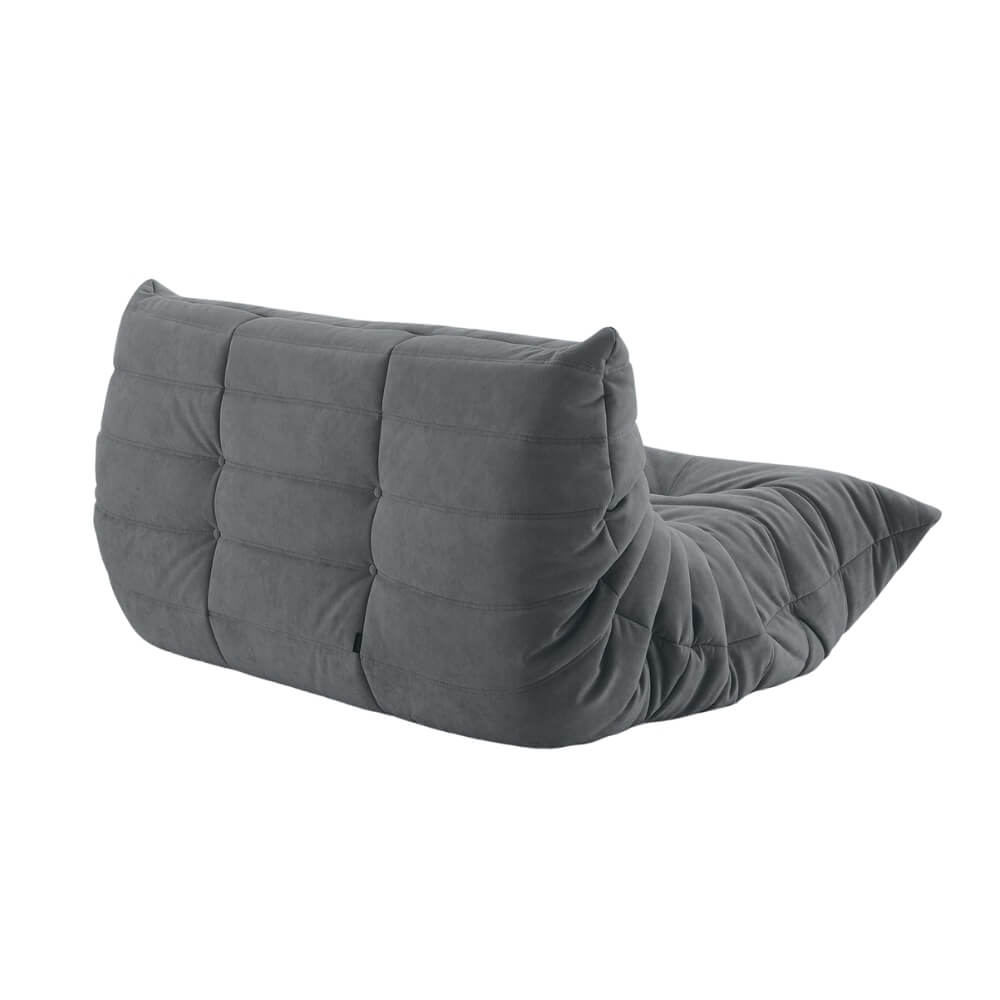 Ligne Roset Togo Small Dark Grey İkili Kanepe