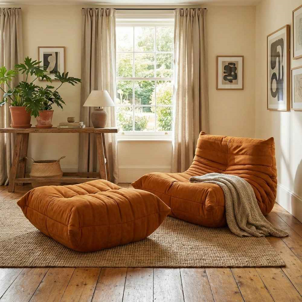 Ligne Roset Togo Tile Pouf