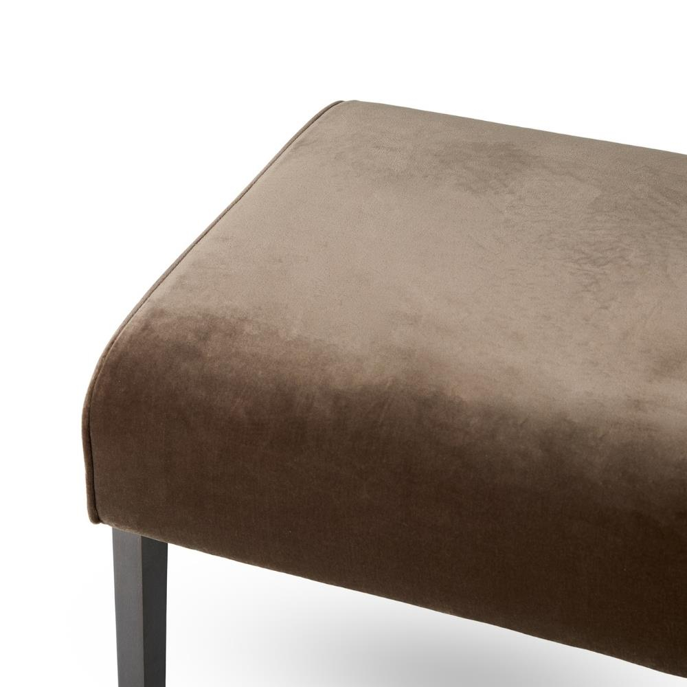 Long Island Puf-Kumaş Harald 3-Chamois (4321)-Ayak Anthracıte-Staıned Solıd Beech-(Grade E)