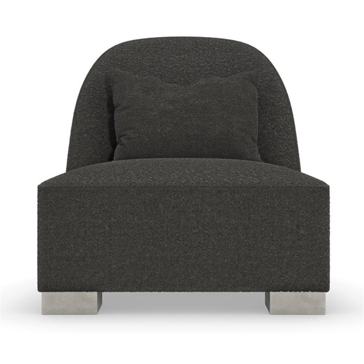 Lounge Act Tekli Koltuk-Finish Dusty Silver