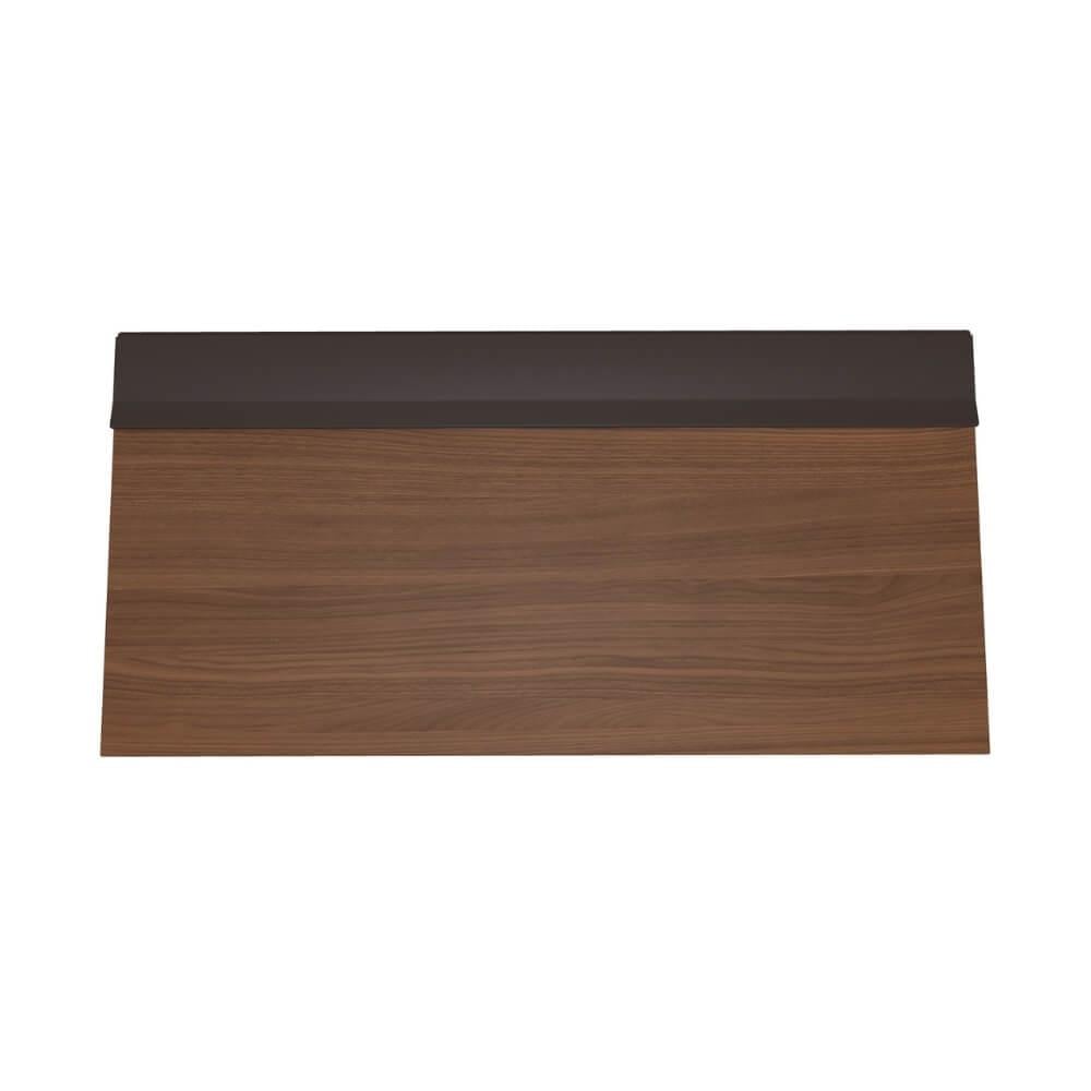 Matisse Çalışma Masası-Frame Matt Black (M055)-Top Walnut ( L036)-Storage Dark Brown (Q403)