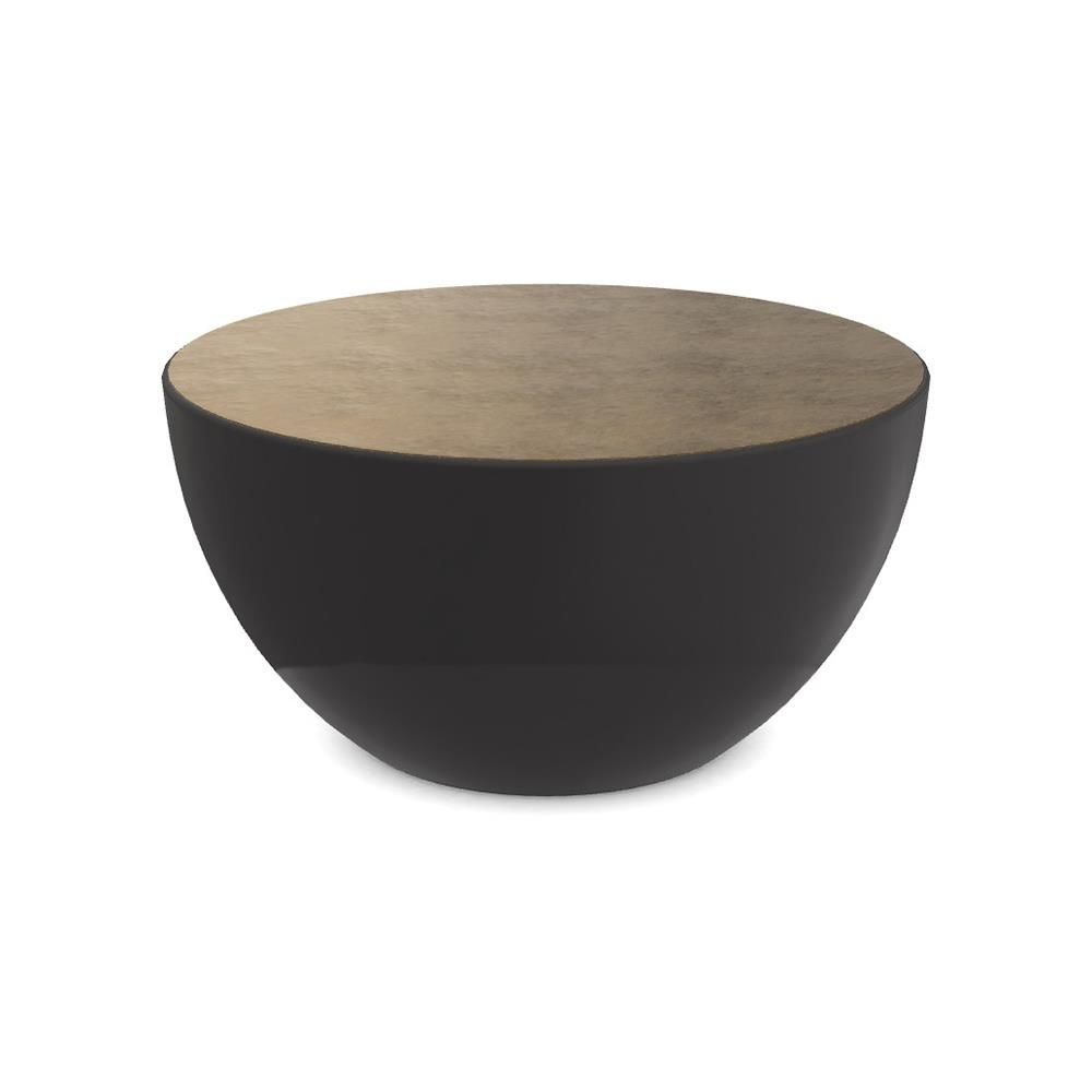 Bongo TB3 Alçak Yan Sehpa-Top Bronzed Brass-Finish Matt Elephant Lacquer-(BONGOTB3-IN)