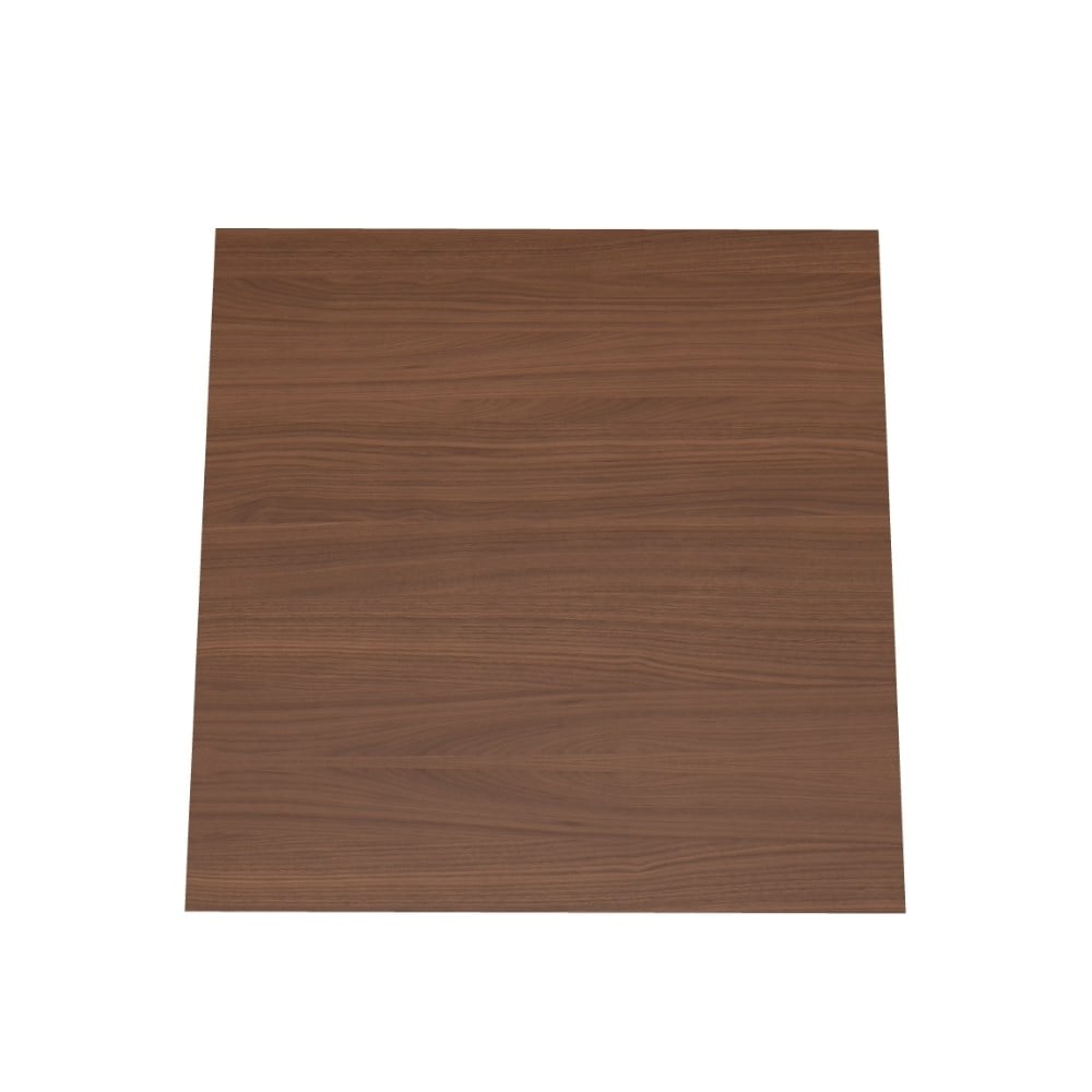 Millenium Orta Sehpa-Frame Aged Brass (M328)-Top Veneer Walnut