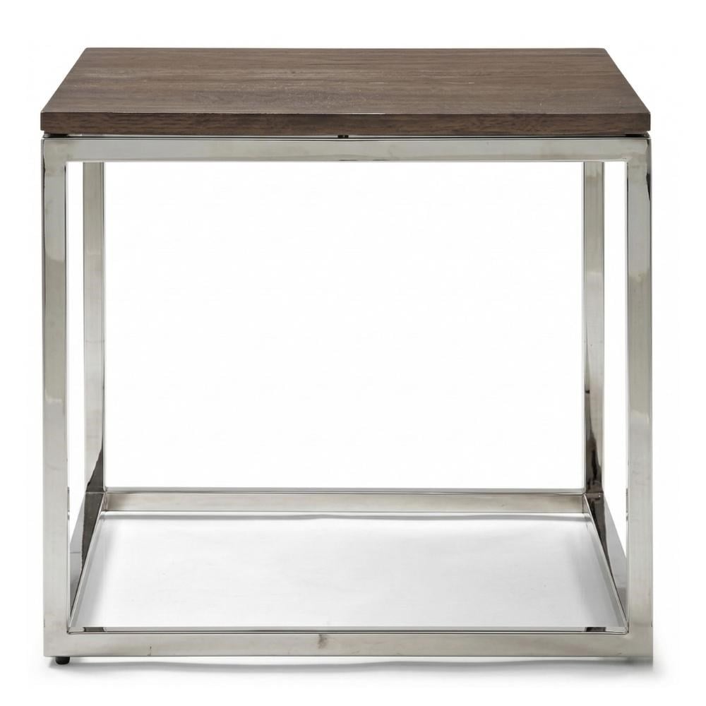 Mitchell Gold+Bob Williams Broadway Flax Finish Side Table