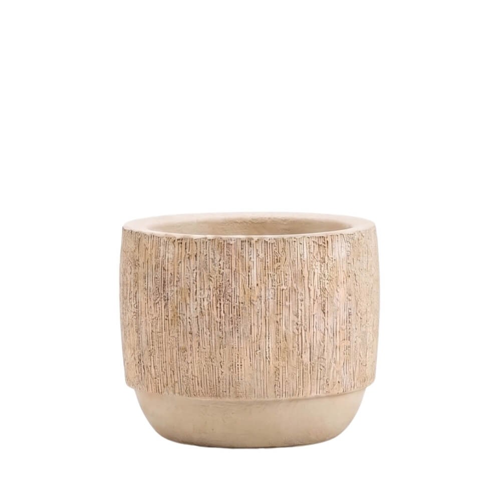 Moya Pot Saksı (45)-Natural White