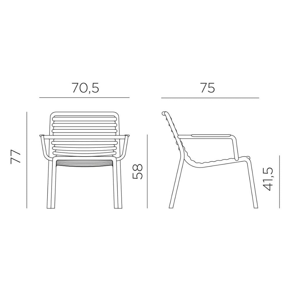 Nardi Doga Cappuccino Bahçe Takımı