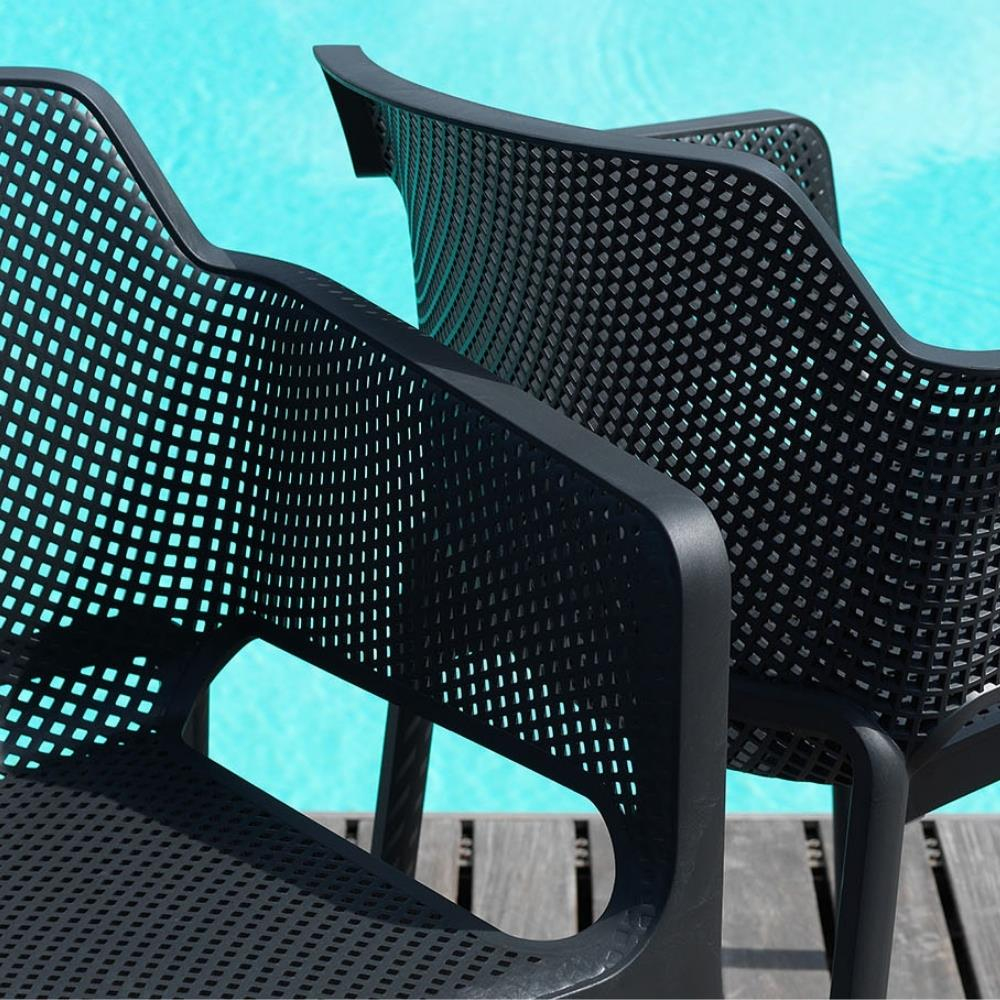 Nardi Net İstiflenebilir Kollu Sandalye