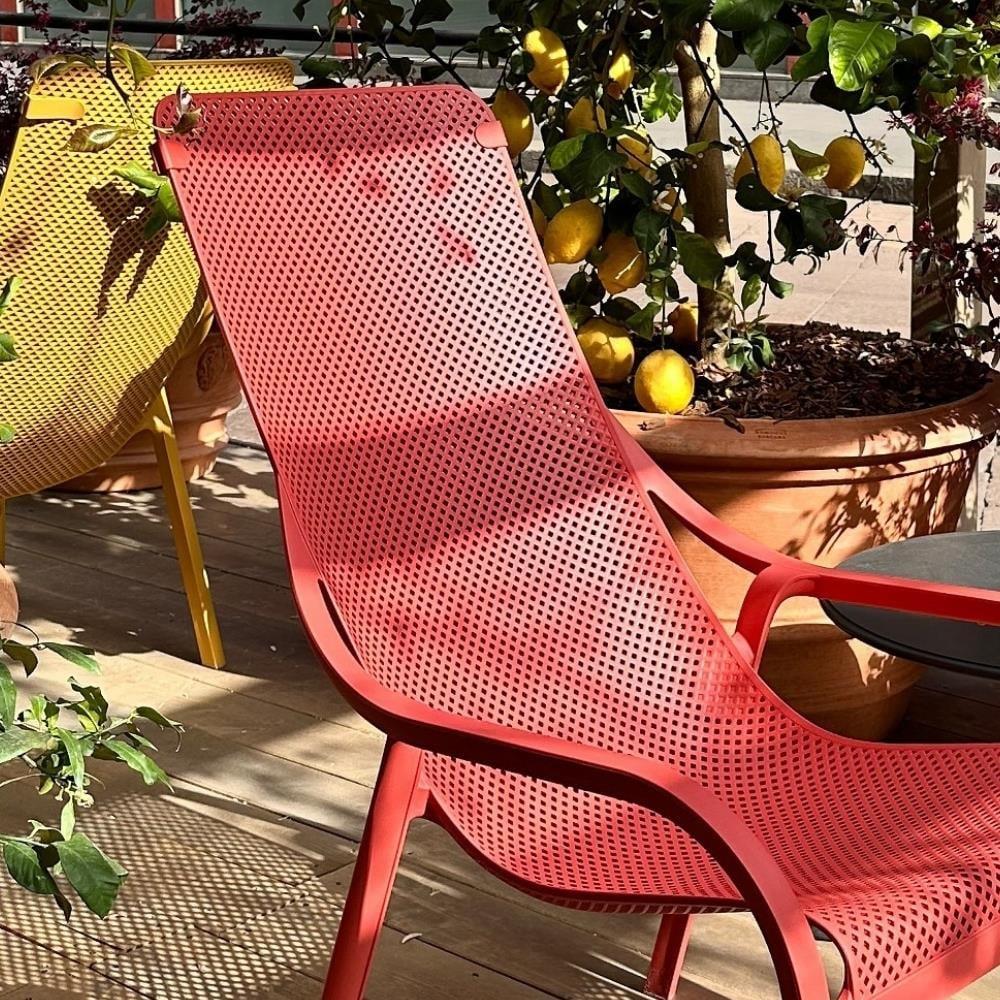 Nardi Net Lounge Corallo Koltuk ve Anthracite Masa Takımı