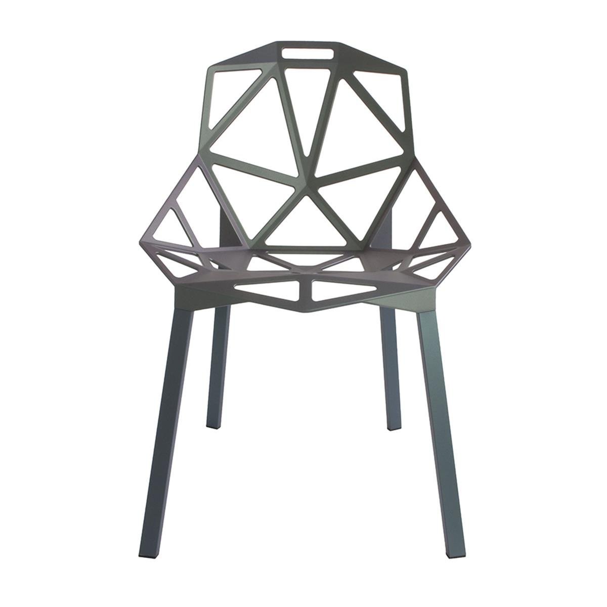 Magis Chair One Grey Green Stackable Chair