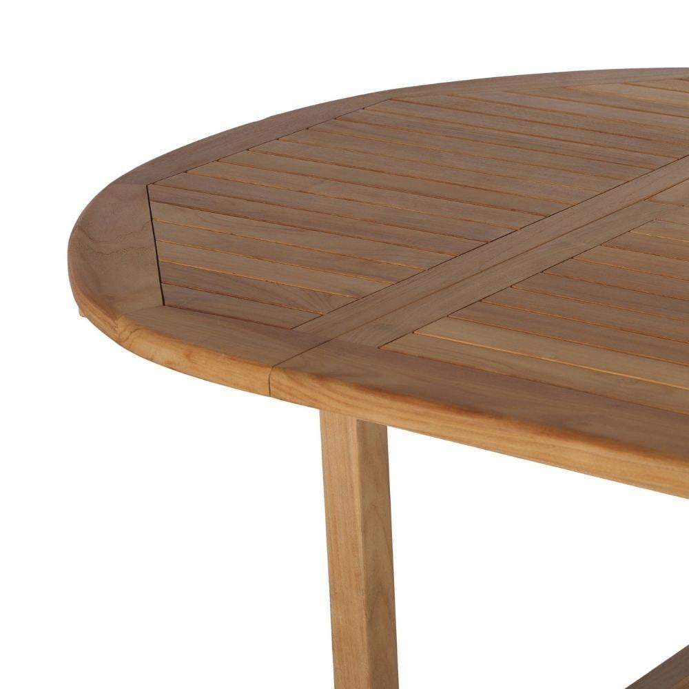 Oval Extending Yemek Masası-120*(120-170)