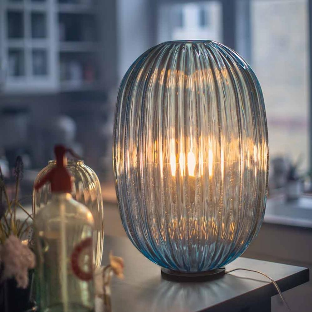 Plass Masa Lambası - Light Blue (Azzurro)