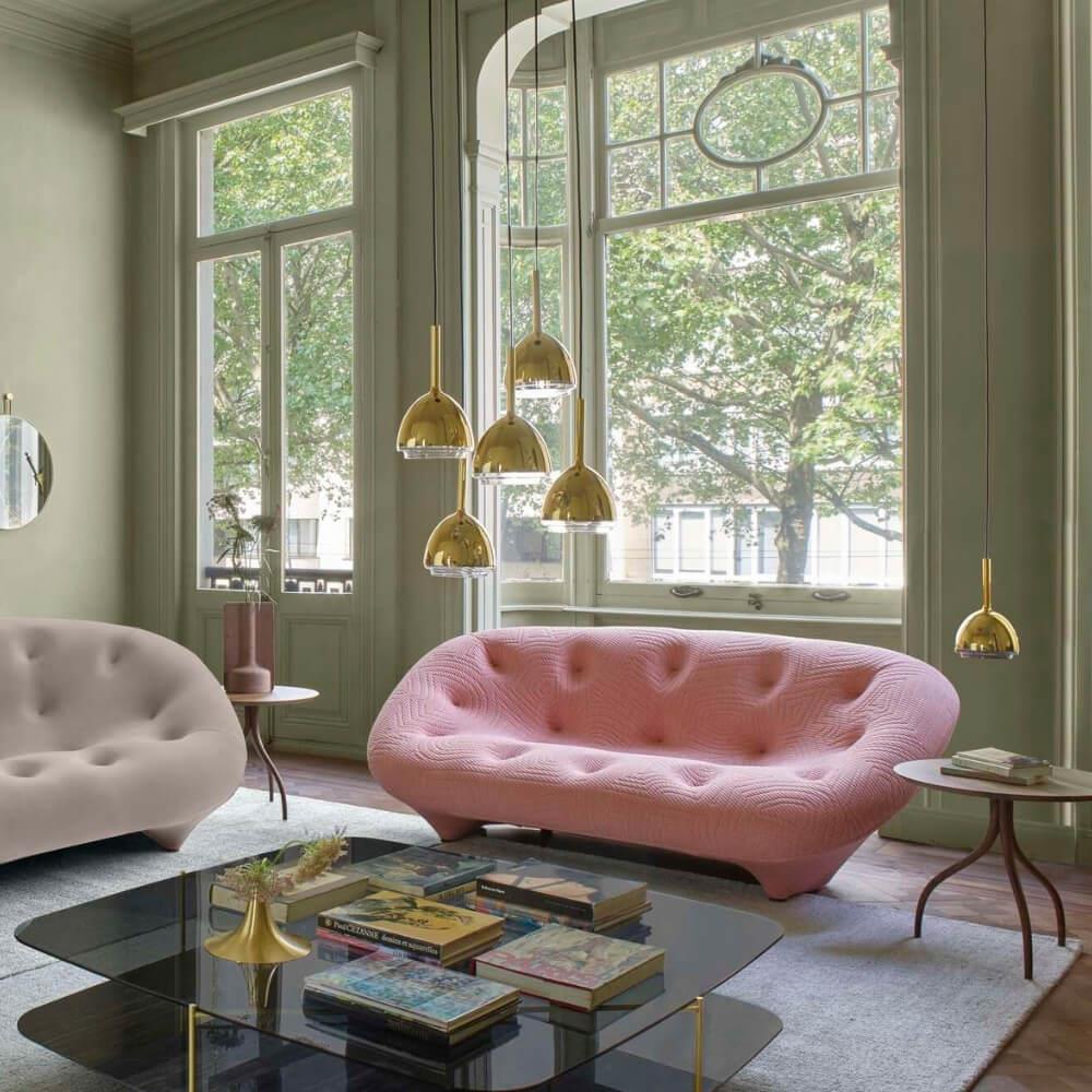 Ploum Large Yüksek Sırtlı Kanepe-Kumaş Appa Ulster (Grade I)