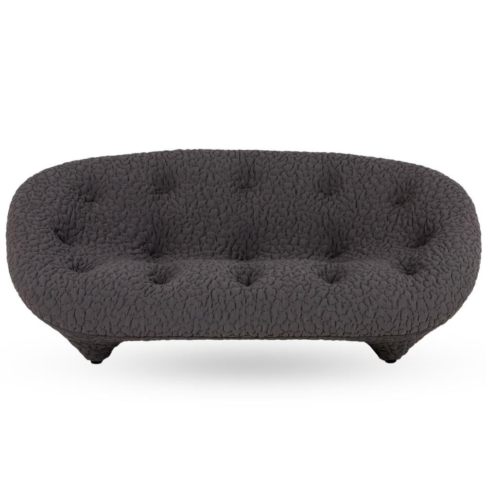 Ploum Medium Yüksek Sırtlı Kanepe-Kumaş Moby Rock (3383) (Grade H)