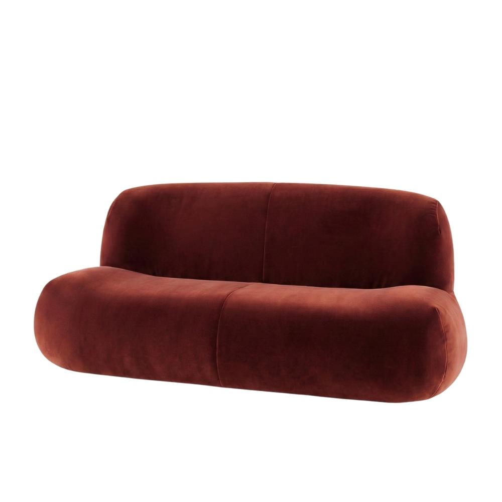 Pukka İkili Kanepe -Kumaş Gentle Marsala 573 (Grade M)