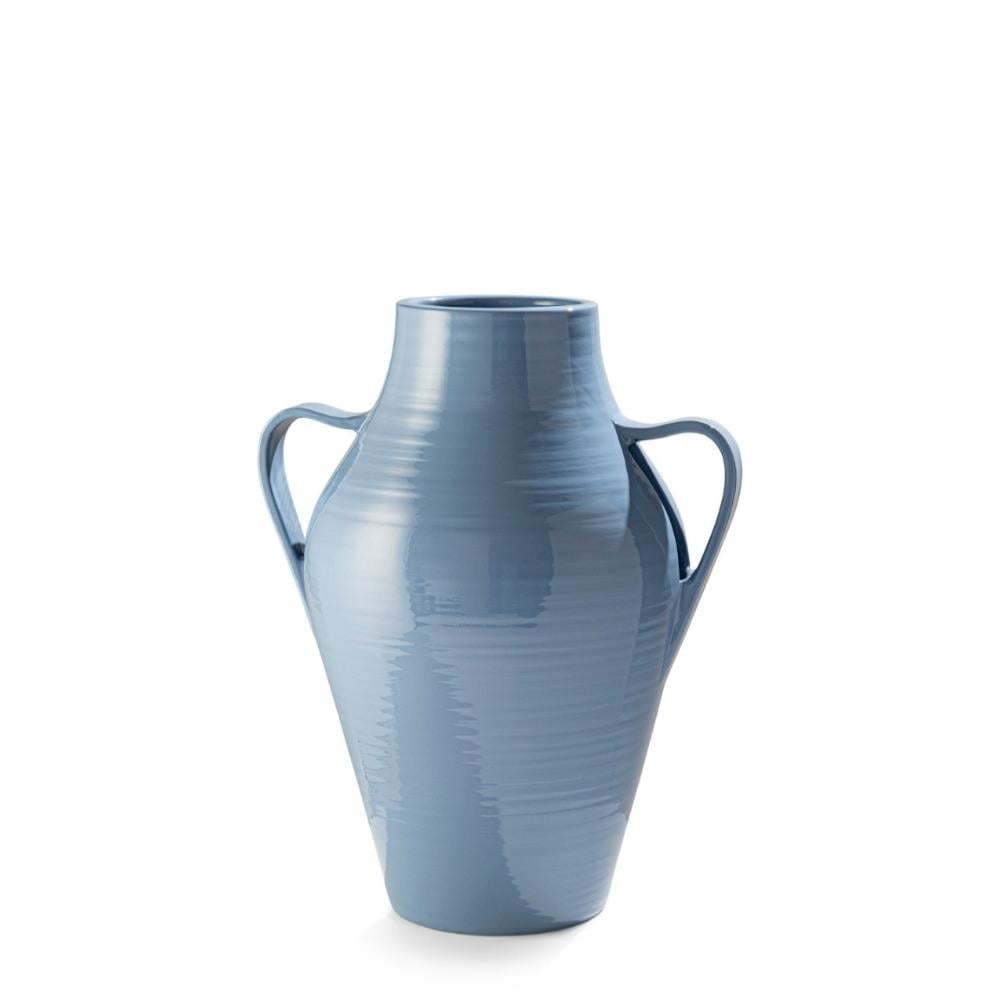 Quartara Seramik Vazo - 60 cm - Blu Risacca