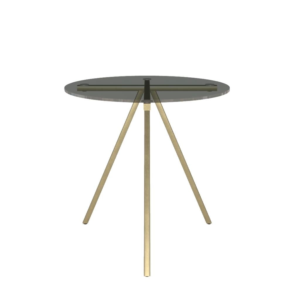 Ray Yan Sehpa-Frame Lacquered Gold (M325)-Top Transperent Bronze (C159)