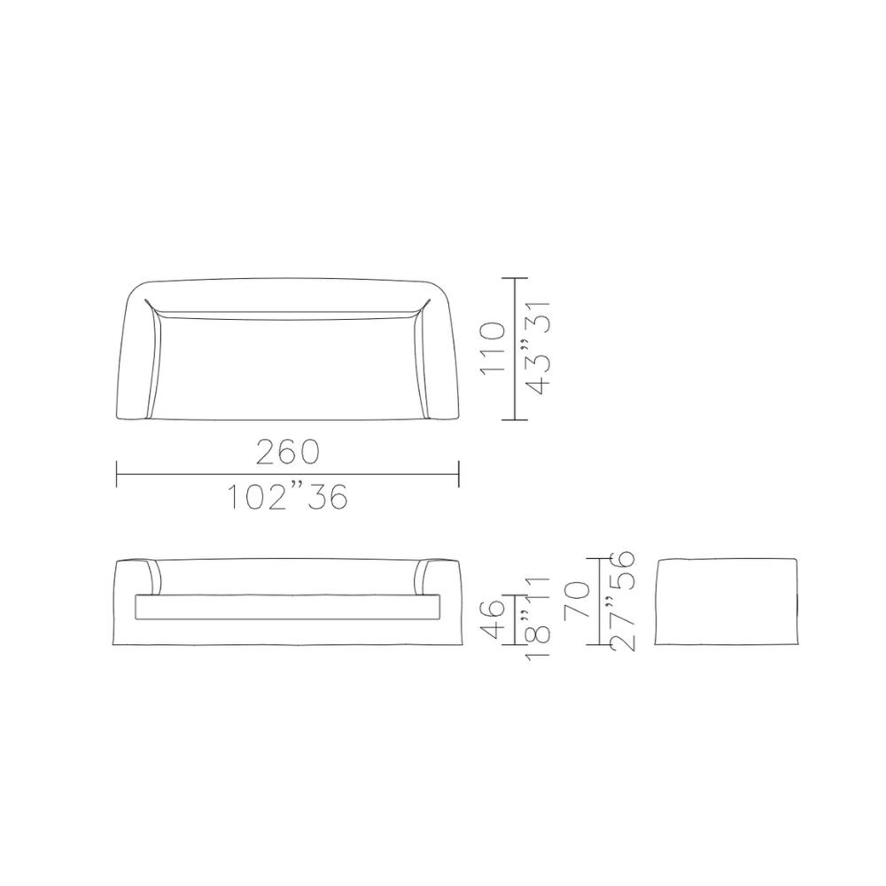 Roger İkili Kanepe-Fabric Kiruna 08 ( Luxury)