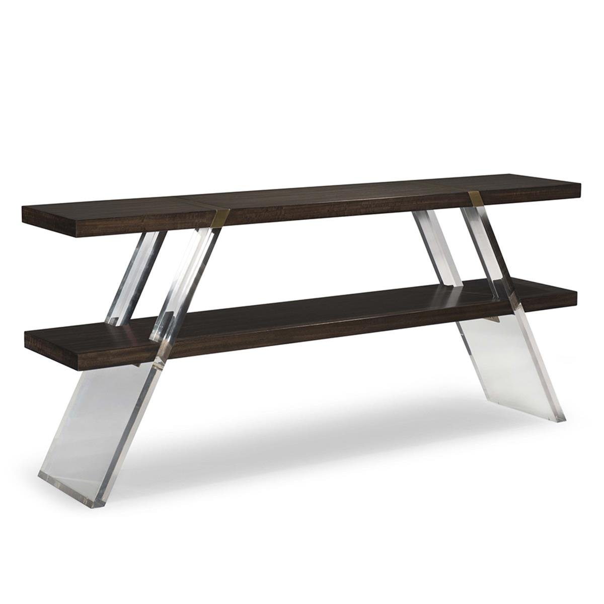 Fine Furniture Runway Luxe Brown Console