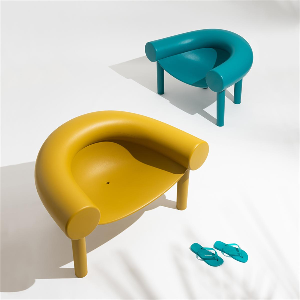 Sam Son Tabure-Petrol Blue
