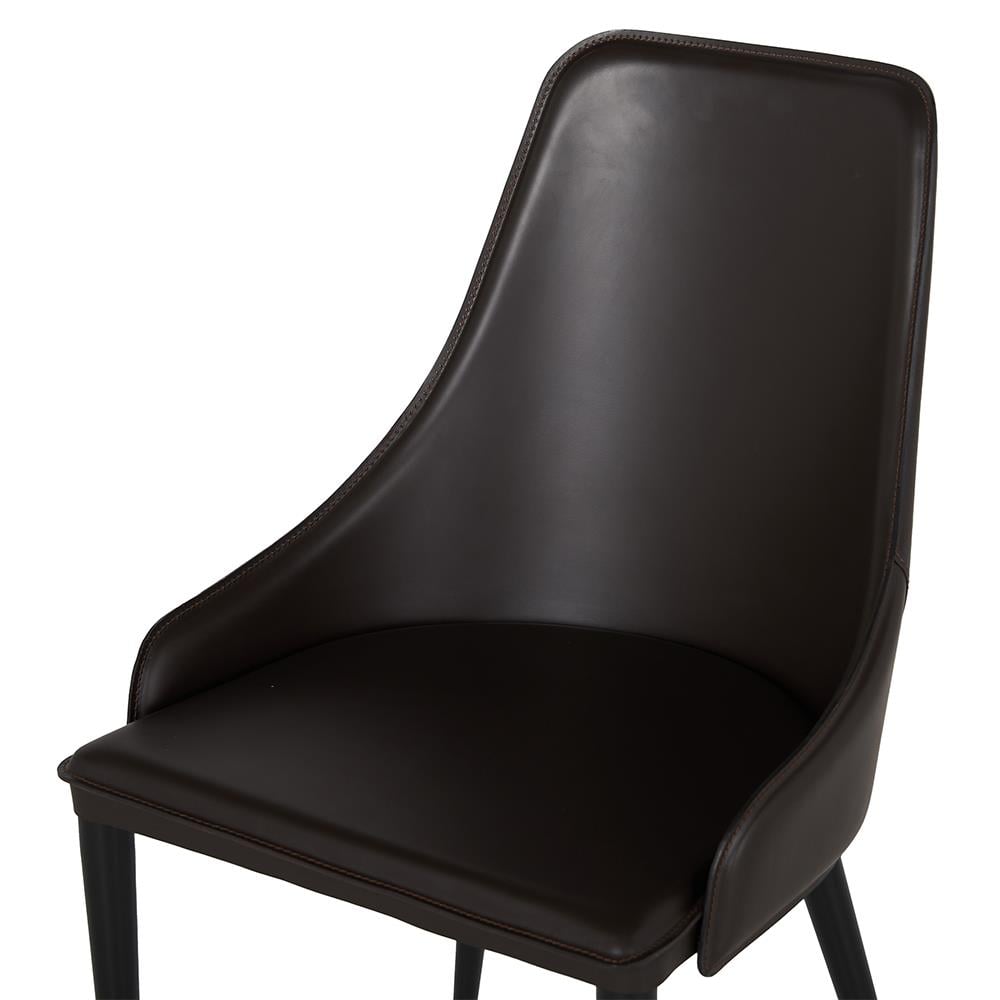 Sara Kolsuz Sandalye-Koyu Kahve