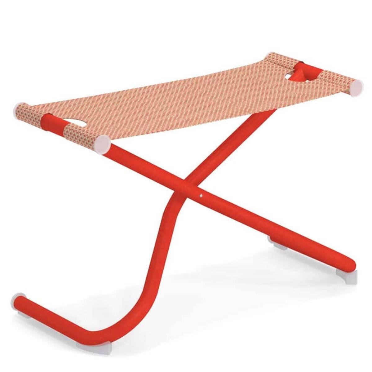 Emu Snooze Scarlet Red Peach Pouf / Footrest