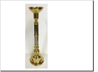 Steel - Brass Şamdan
