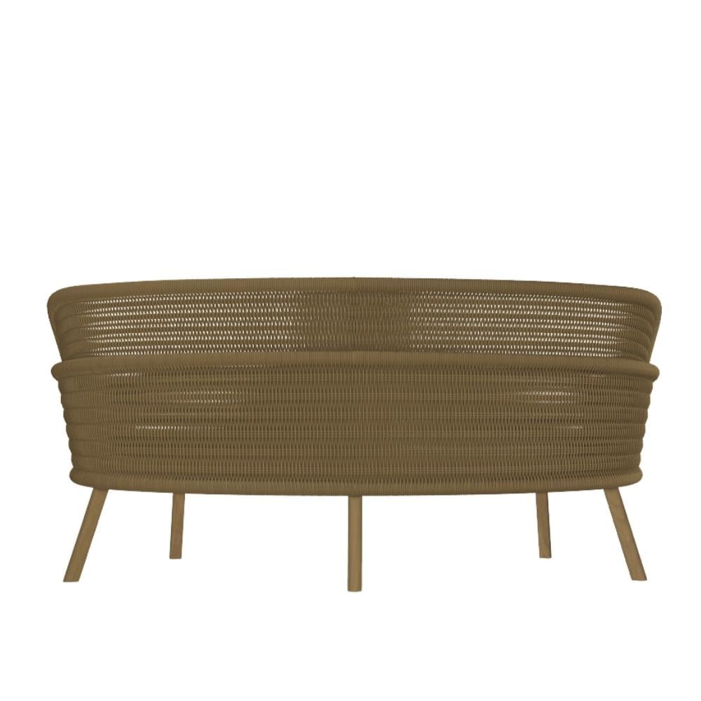 Suro Teak Üçlü Bank - Weave Hemp - Minder Sırt ve Oturum Minderi Naram Warm Cotton F kategori