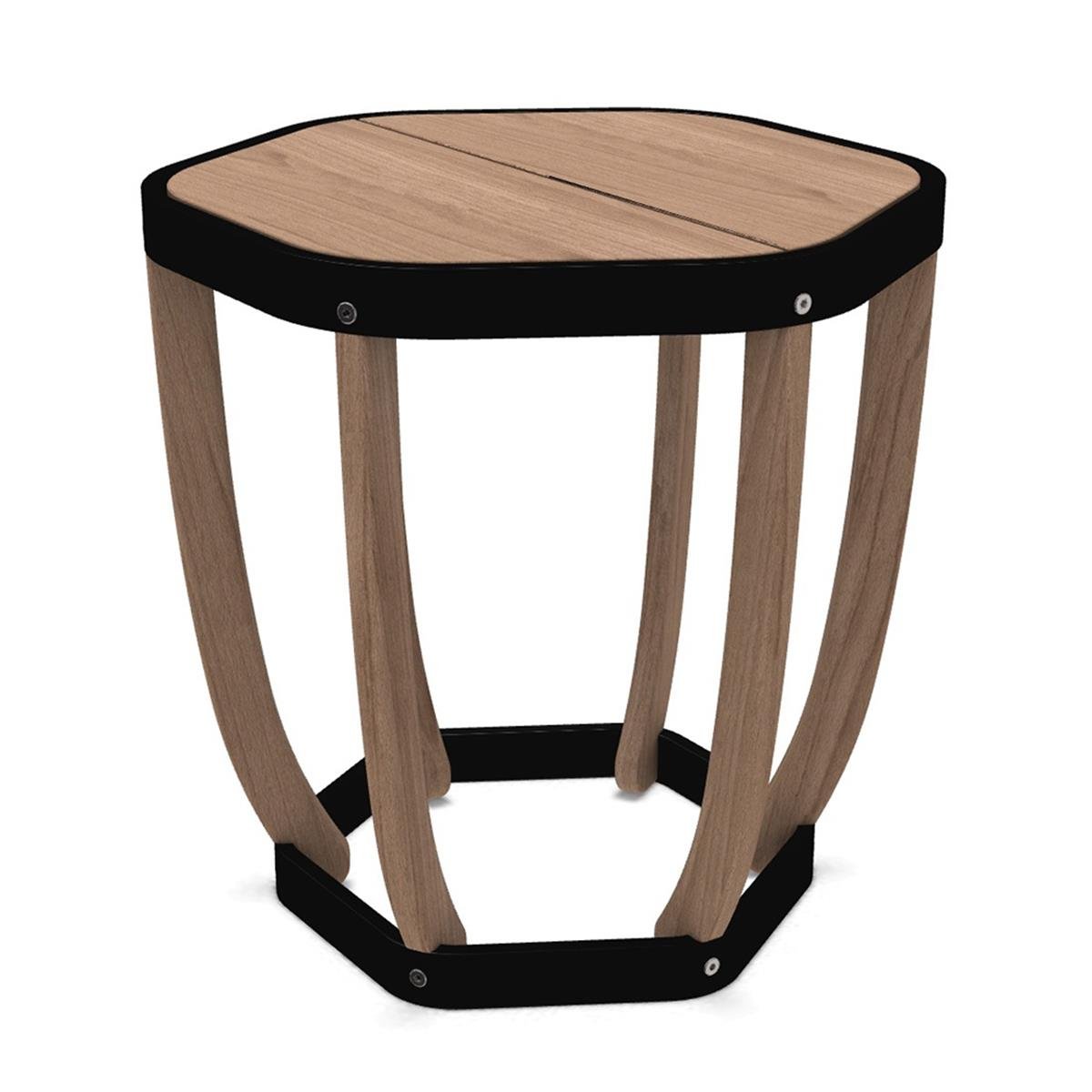Ethimo Swing Sepia Black Side Table