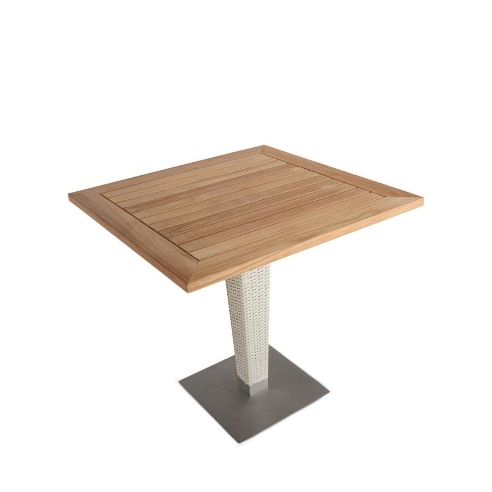 Teak 90 cm Kare Masa