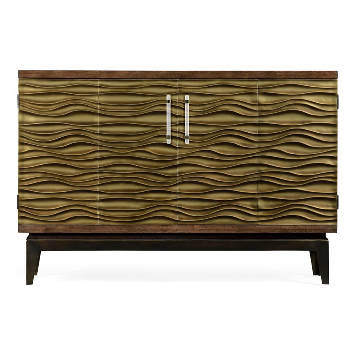 Textured Chestnut Storage Büfe