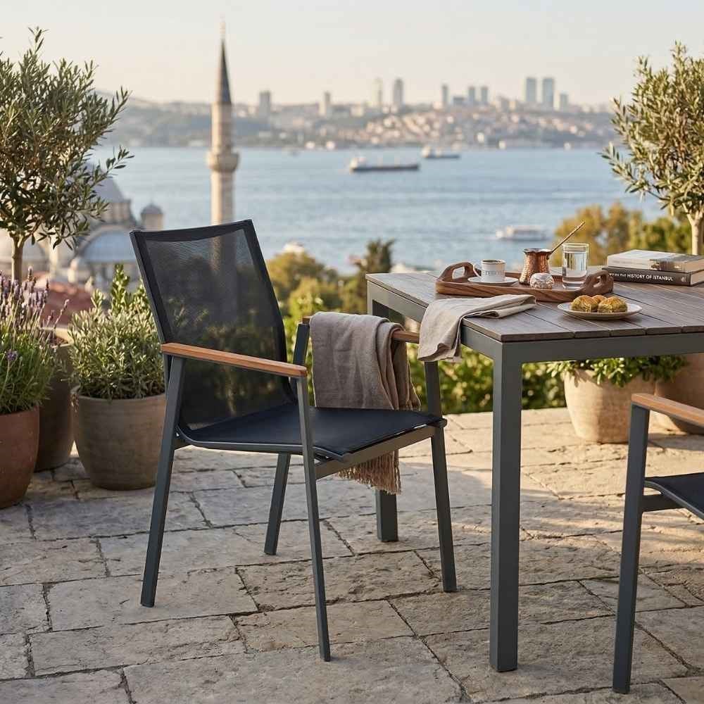 Anthracite Armchair