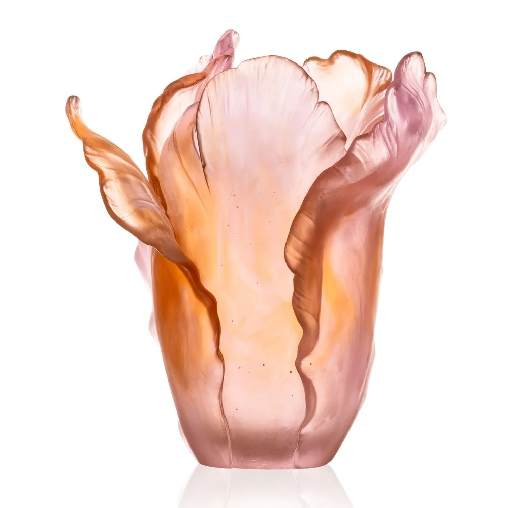 Tulipe Vazo - Amber - Pink - Large