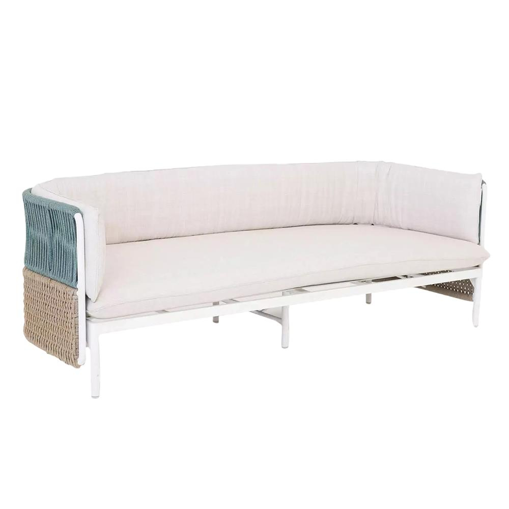 Üçlü Kanepe-Aluminyum White Matt-Rope Mkf63-Combine Mkf45 (bawah)