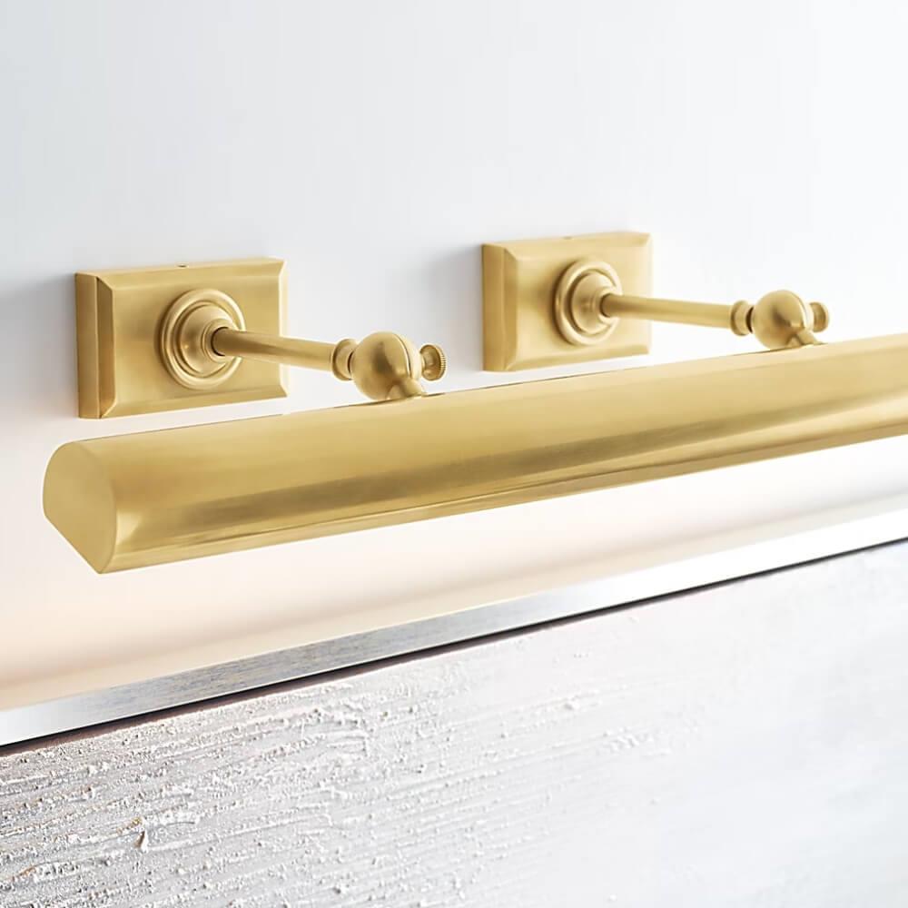 Visual Comfort & Co. Cabinet Makers Antique Brass Tablo Aydınlatması