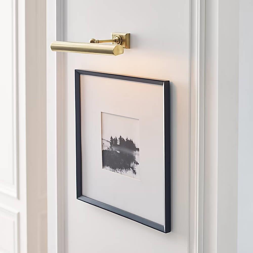 E.F. Chapman Cabinet Makers Tablo Aydınlatması -  Bronze - 2 x 25 watts Keyless T – W46 H9cm