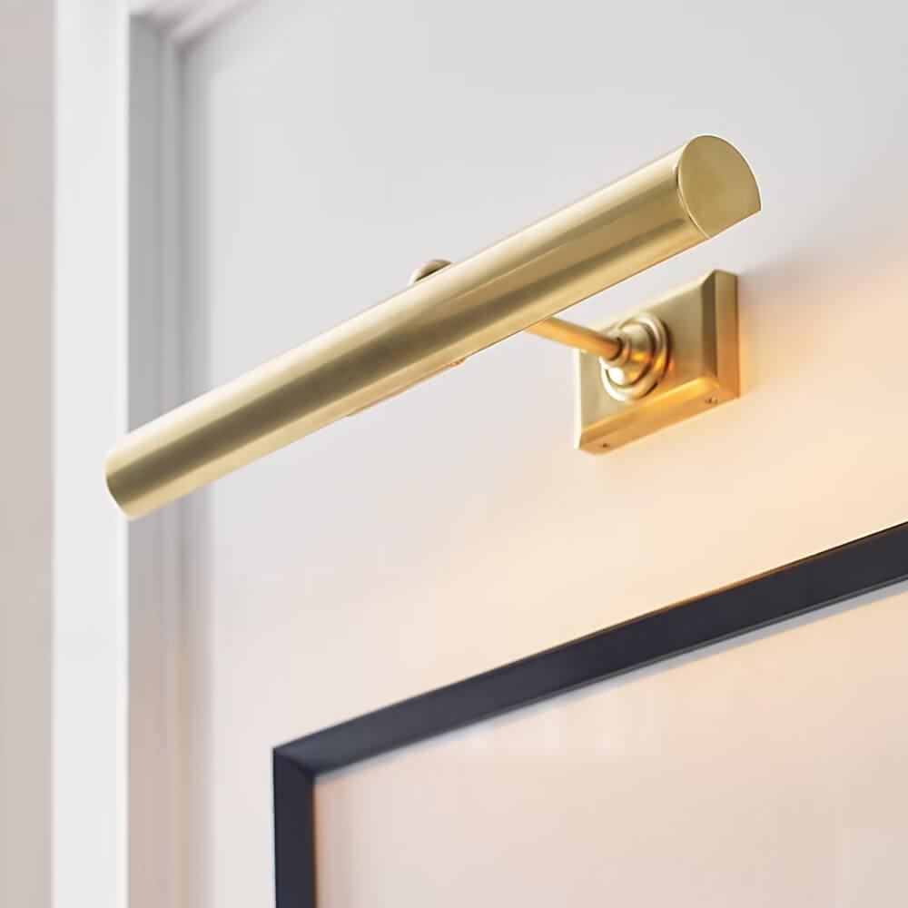 E.F. Chapman Cabinet Makers Tablo Aydınlatması -  Bronze - 2 x 25 watts Keyless T – W46 H9cm