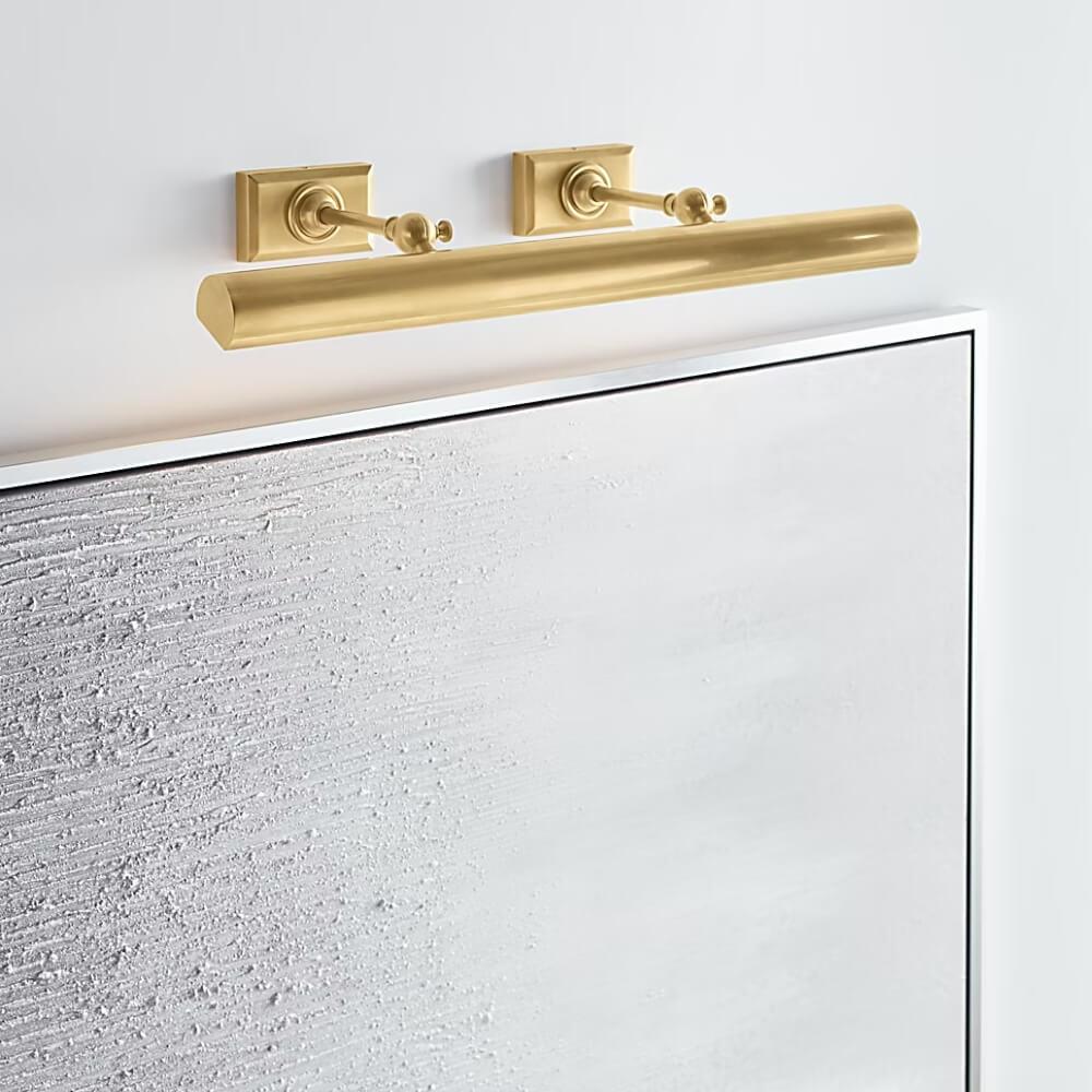 Visual Comfort & Co. Cabinet Makers Antique Brass Tablo Aydınlatması