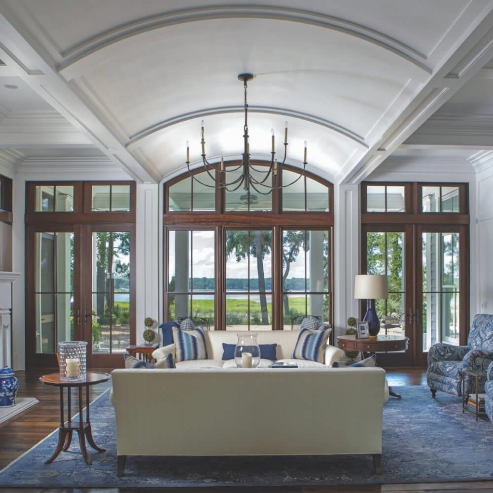 E.F. Chapman Orson Abajur - Finish: Coconut Porcelain/Shade: Natural Paper - 1 x 150 watts A-Shape - W43 H83cm