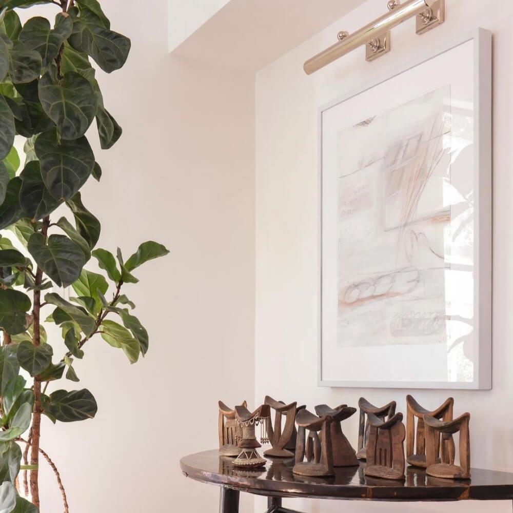 Visual Comfort & Co. Cabinet Makers Bronze Tablo Aydınlatması