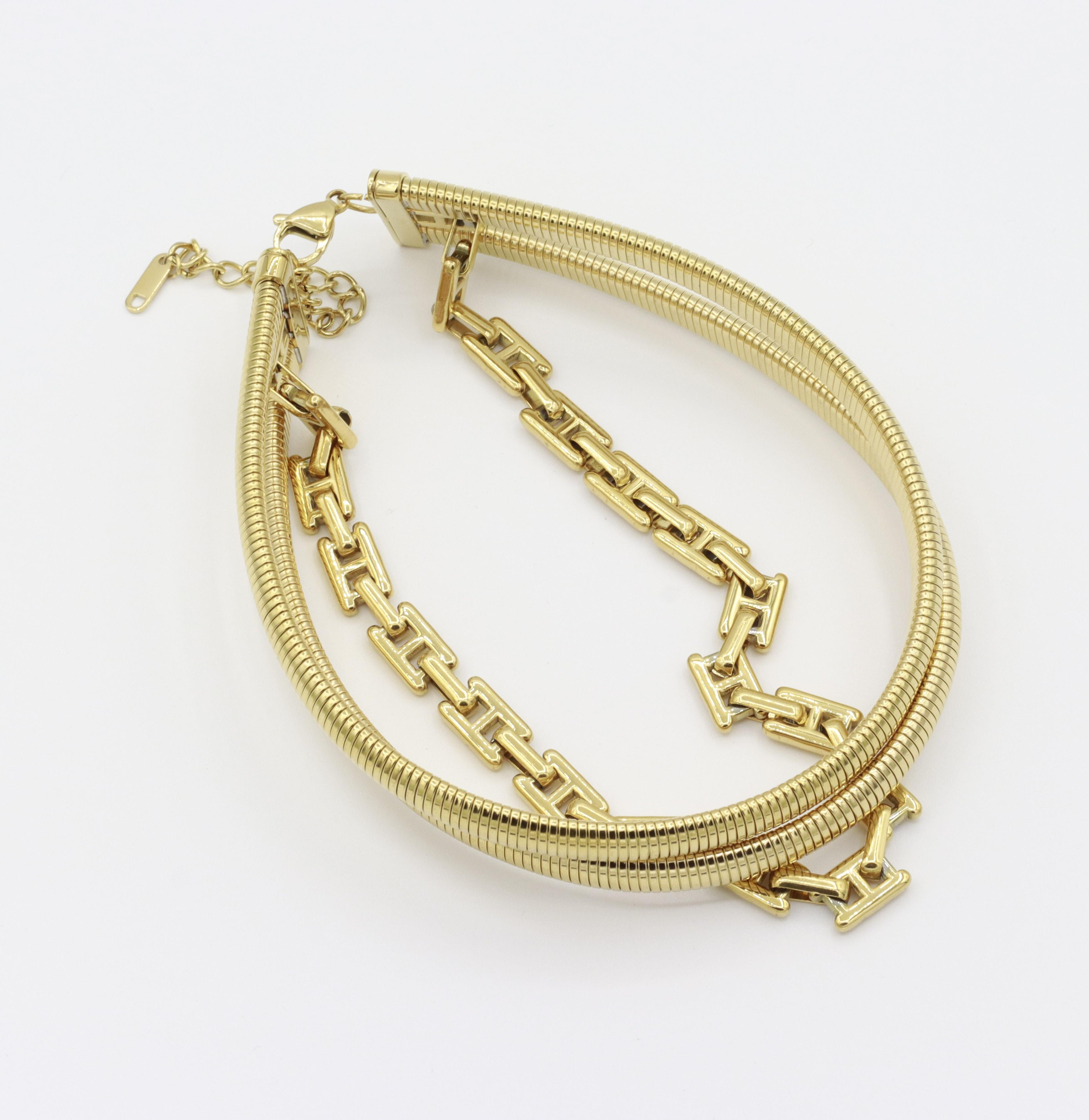 ÇELİK KOLYE ( 40+5 cm )